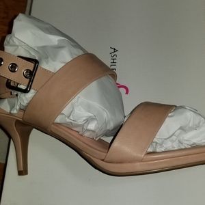 Ashley Stewart Nude Sandal